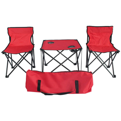 A cadeira de tabela de acampamento de pouco peso exterior ajustou a tabela e as cadeiras do estilo da praia de Oxford