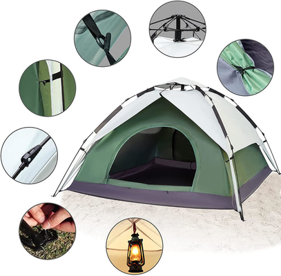 A barraca exterior Windproof do evento de Oxford estala acima a barraca de acampamento da família