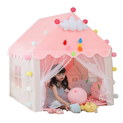 ODM exterior sextavado da princesa Castle Playhouse Outdoor do rosa da barraca de acampamento de 40CM