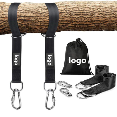 Kits de pendurar para pendurar em árvore de poliéster para trabalho extra com mosquetão para 1.200 lbs